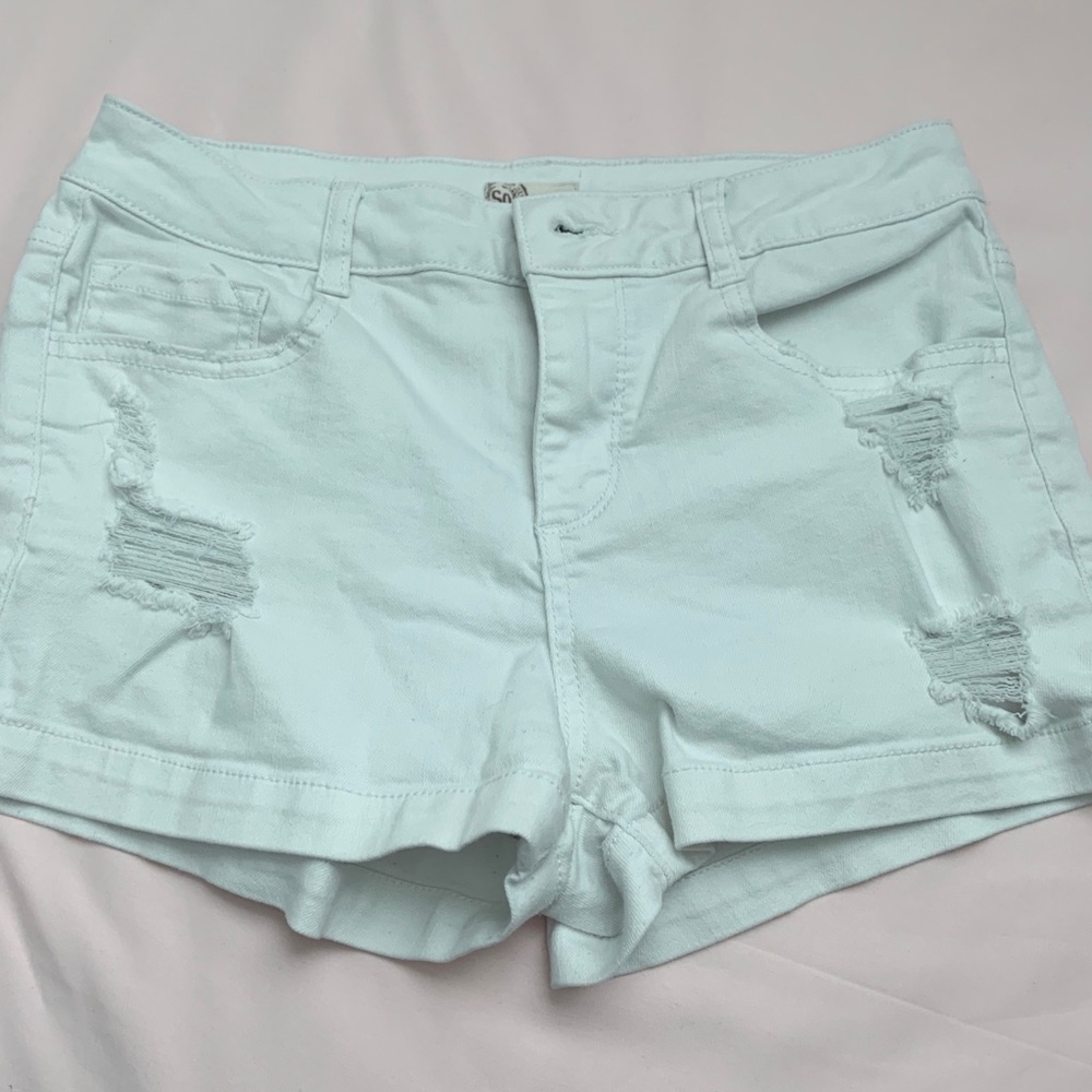 White shorts